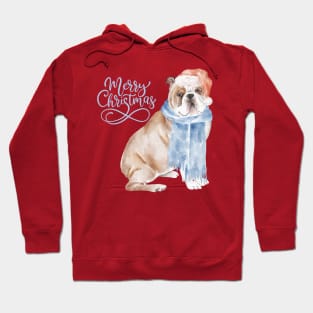 Christmas Bulldog Hoodie